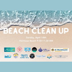 Beach Clean Up Day - Sunday, April 14th in Hermosa Beach, from 9:30-11:30 AM